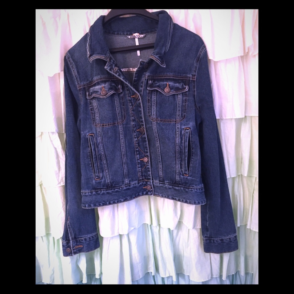 Free People jeans jacket